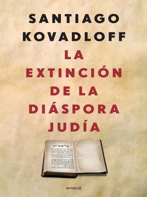 cover image of La extinción de la diáspora judía